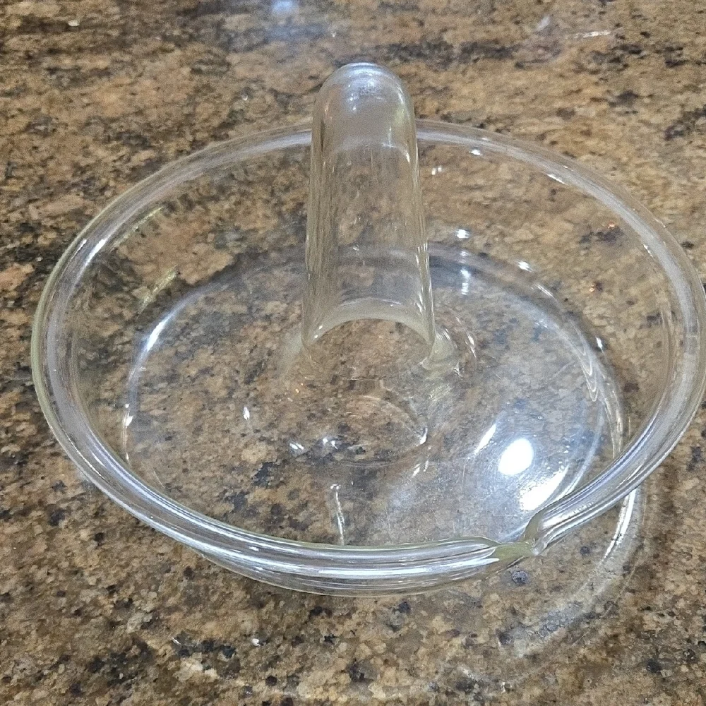 Clear Glass Chicken Roaster - Picture 3 of 3